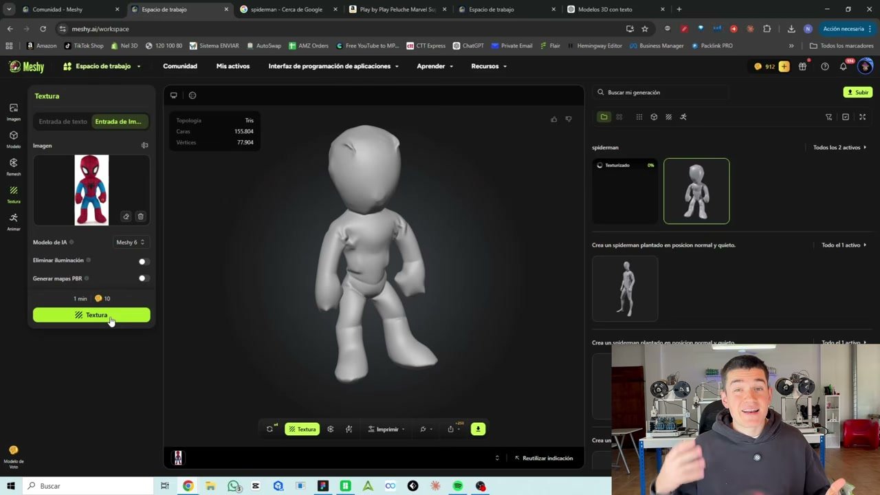 Modelo 3D creado en software de diseño, listo para exportar a impresión